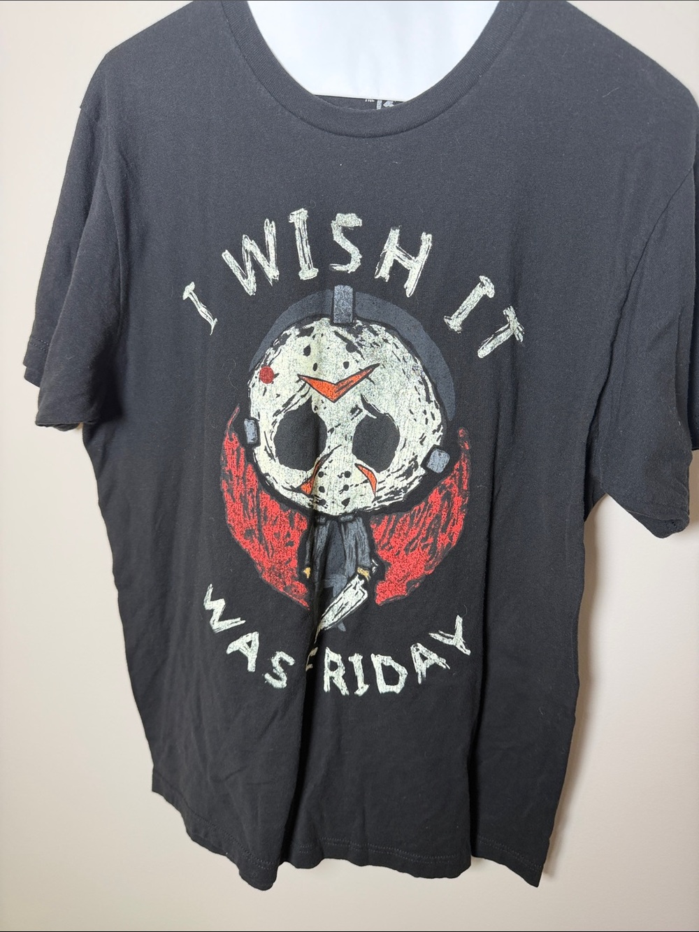 Friday the 13th Horror Tee "I Wish It Was Friday"